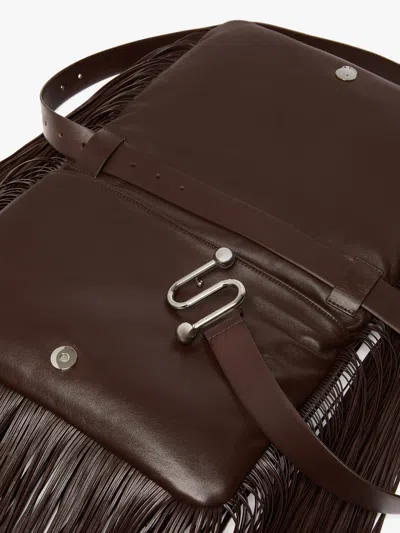 Max Mara Long Tassel Soffy Bag In Brown