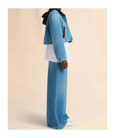 Marni Jeans With Appliqué In Blue