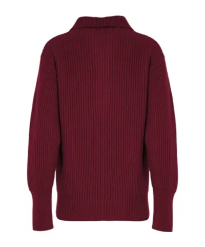 Malo Cashmere Polo Shirt In Red