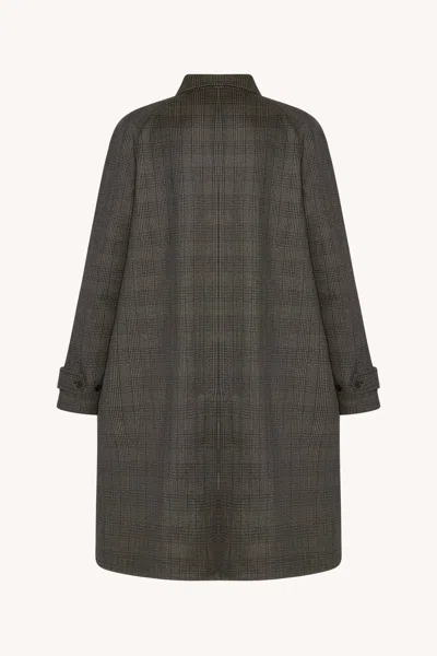 The Row Palomar Reversible Virgin Wool-blend Coat In Black