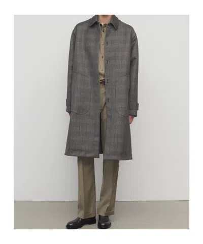 The Row Palomar Reversible Virgin Wool-blend Coat In Black