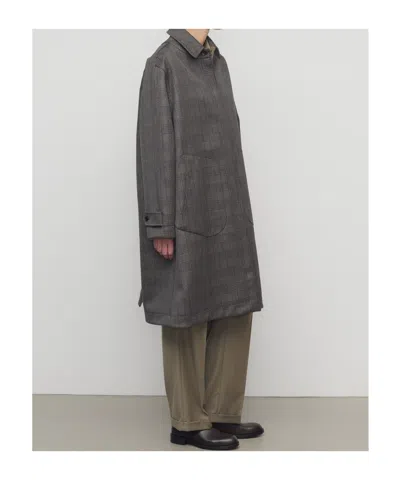 The Row Palomar Reversible Virgin Wool-blend Coat In Black