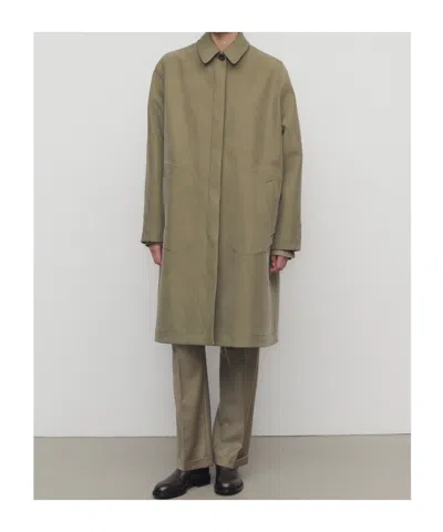 The Row Palomar Reversible Virgin Wool-blend Coat In Black