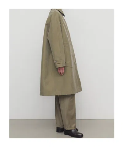 The Row Palomar Reversible Virgin Wool-blend Coat In Black