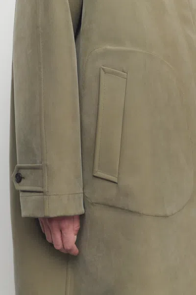 The Row Palomar Reversible Virgin Wool-blend Coat In Black