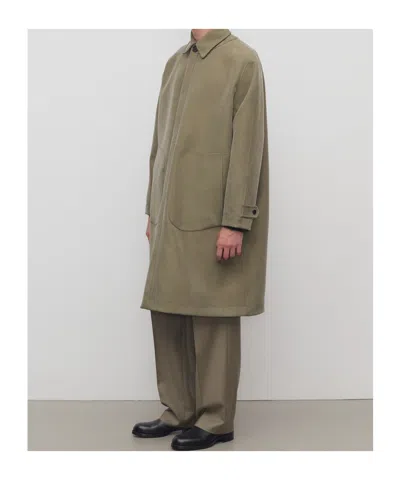 The Row Palo Plaid Wool And Silk Coat In Brown