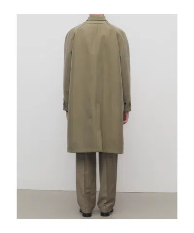 The Row Palo Plaid Wool And Silk Coat In Brown