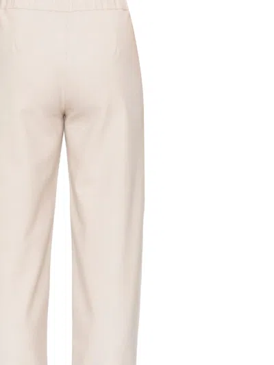 Antonelli Pleated Tie-front Casual Pants In White