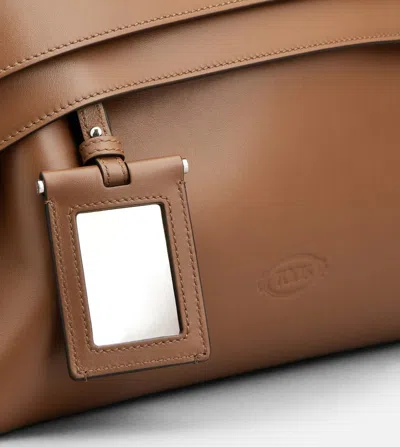 Tod's Medium Shoulder Bag Structured Shape In Brown