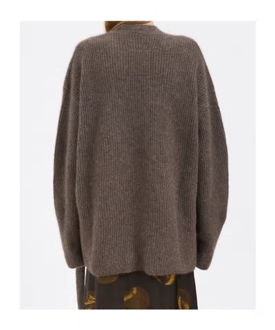 Uma Wang Brown Raccoon Fur Kimono-style Cardigan