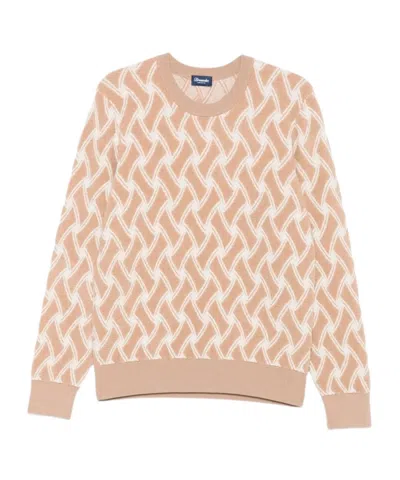 Drumohr Geometric-pattern Wool Sweater In Multi