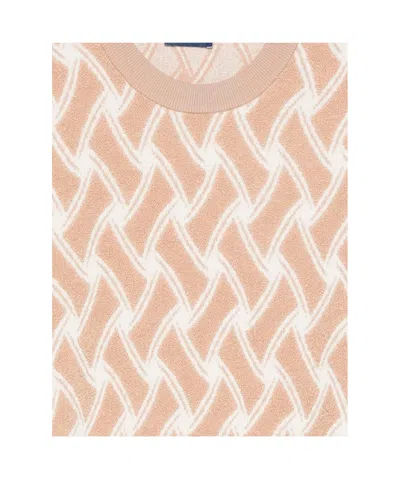 Drumohr Geometric-pattern Wool Sweater In Multi