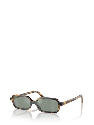 Miu Miu Rectangle-frame Sunglasses In Multi