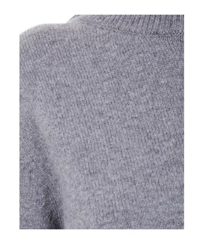 Rohe Two-way Deconstructed Sweater In Gray