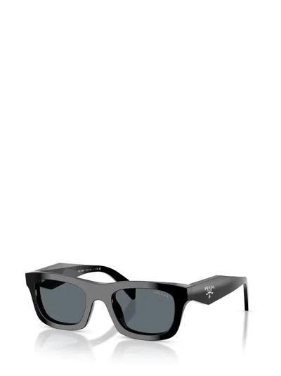 Prada Rectangular-frame Sunglasses In Black