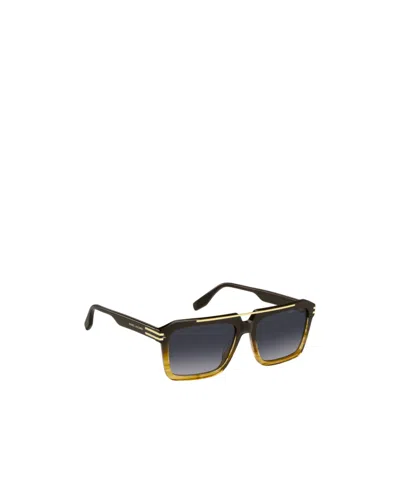 Marc Jacobs Square-frame Sunglasses In Blue