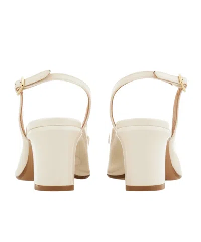 Ferragamo Women Mascarpone Vara Bow Slingback Pumps In Neutral