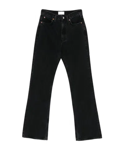 Agolde High-waisted Jeans In Black