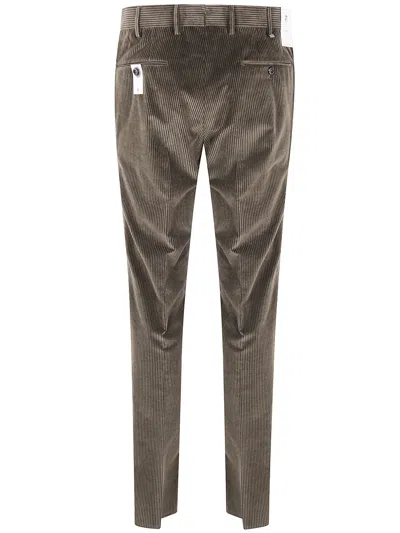 Pt01 Belt Loop Casual Pants In Brown