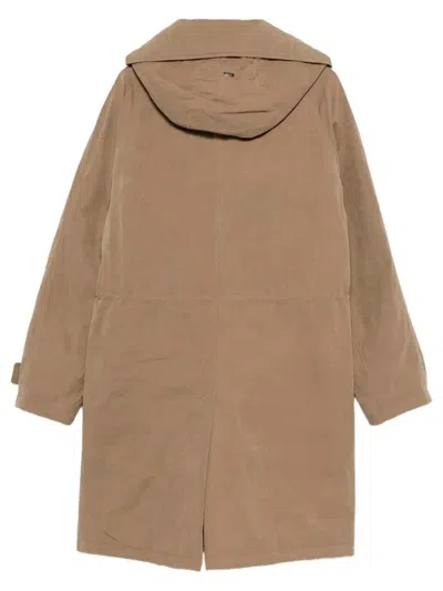 Herno Padded Long Parka With Hood Clothing In Brown
