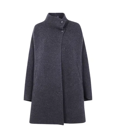 Boboutic Double Breasted Coat In Gray