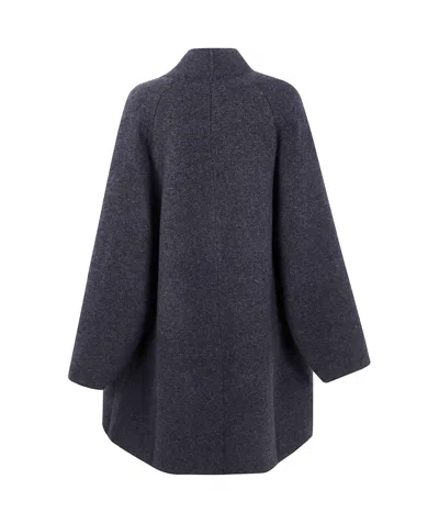 Boboutic Double Breasted Coat In Gray