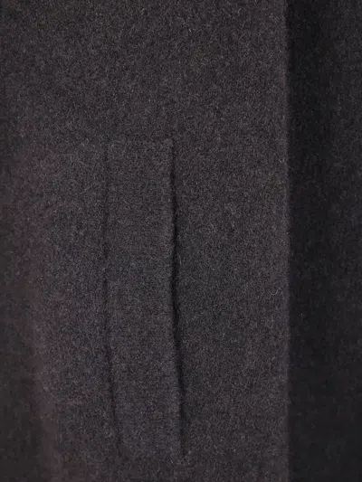 Boboutic Emporio Armani Logo Cotton Polo Shirt In Gray