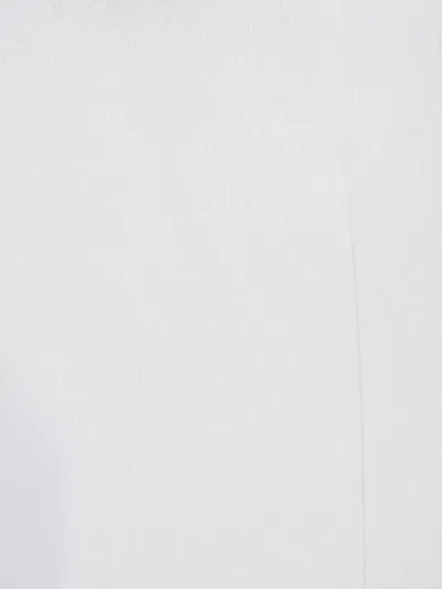 Anneclaire Long-sleeved Sweater In White