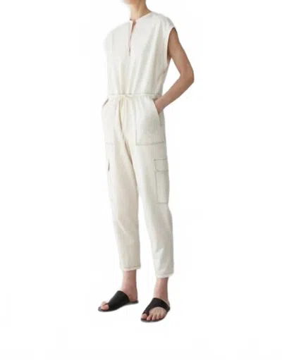 Minimalist Traci Jumpsuit In Ivory In Multi