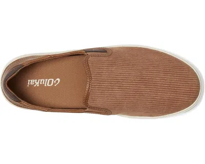 Olukai Men's Lae'ahi Kapa Sneakers In Dark Tan In Multi