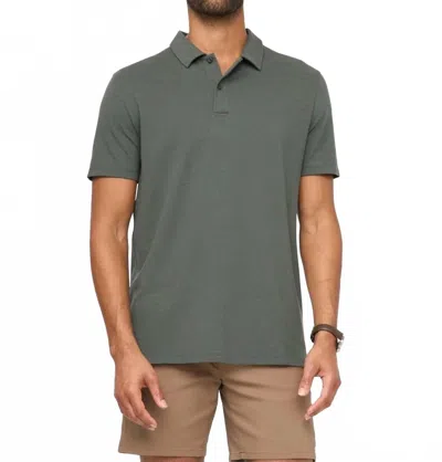 Duer Air Flow Pique Polo In Thyme In Green