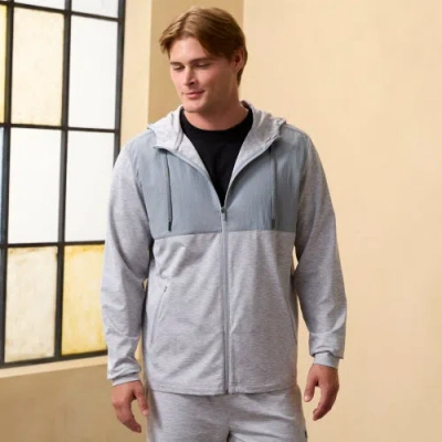 Csg Mens  Active Reform Full Zip Hoodie In Gray