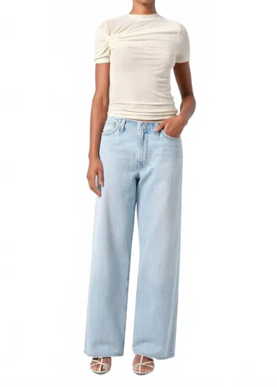 Agolde Lex Low Slung Baggy Jean In Reach In Blue