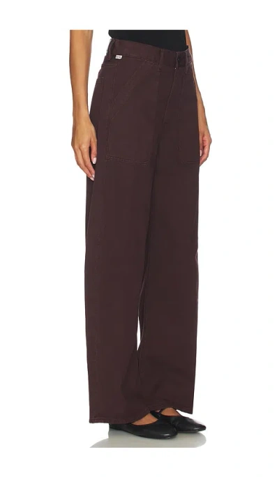 Citizen Of Humanity Citizens Of Humanity Ayla Cargo Pants In Burgundy