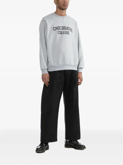 Chocoolate Logo-printed Sweatshirt In Gray