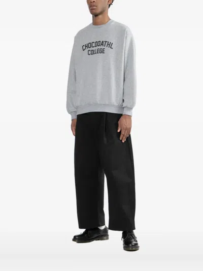 Chocoolate Logo-printed Sweatshirt In Gray