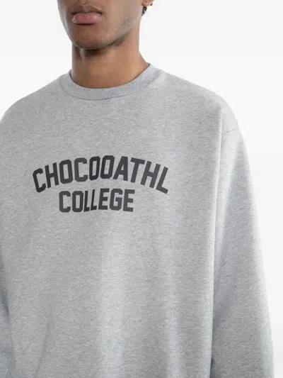 Chocoolate Logo-printed Sweatshirt In Gray