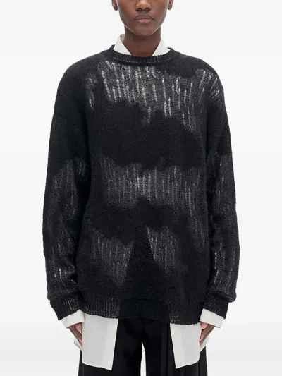 Ann Demeulemeester Anneke Comfort Tailored Trousers In Black