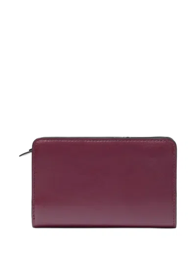 Lancel Origami Bi-fold Wallet In Purple