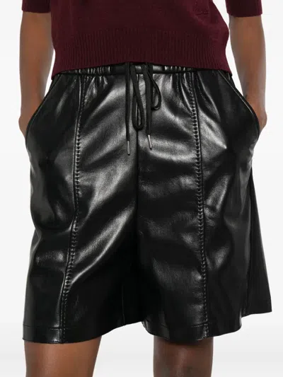 Pinko Elasticated-waist Shorts In Black