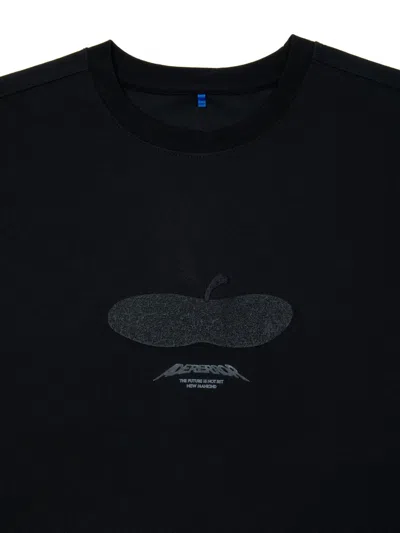 Ader Error Graphic-print T-shirt In Black