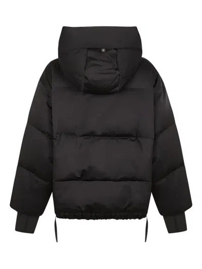 Duno Oversized Short Down Jacket In Black