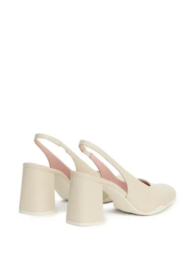 Fabiana Filippi Slingback In Nappa Leather In White