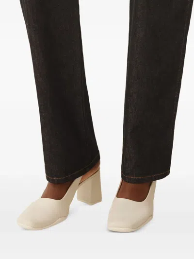 Fabiana Filippi Slingback In Nappa Leather In White