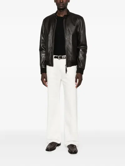 Husbands Crew-neck T-shirt In Blue