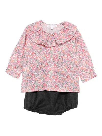 Mariella Ferrari Floral-print Shorts Set In Multi