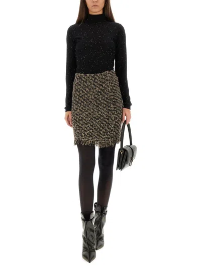 Fabiana Filippi Wool Jersey. In Black