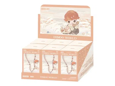 Pre-owned Pop Mart Dimoo The Missing Day Series Phone Charm Sealed Case (6 Blind Boxes) In Multi