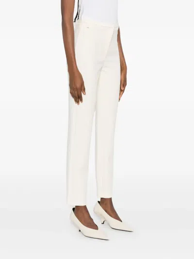 Patrizia Pepe Skinny Trousers In White