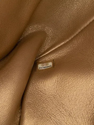 Pre-owned Chanel 2017-2018 Medium Quilted Calfskin Octagon Cc Clasp Flap Crossbody Bag In White